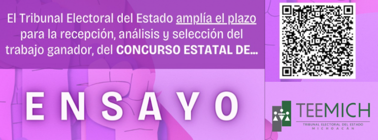 Participa en el concurso de ensayo “Las mujeres en la vida política de México, su verdadera esencia y valor”.