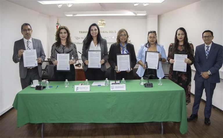 TEEMICH y SEMMUJERIS SIGNAN CONVENIO PARA FORTALECER ACCIONES A FAVOR DE LAS MUJERES
