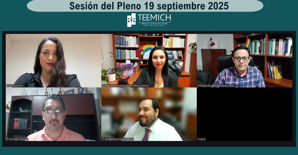 TEEMICH ORDENA AL CDM DEL PAN EN MARAVATÍO IMPLEMENTAR UN MECANISMO ALTERNATIVO DE VOTACIÓN A CIUDADANO IMPOSIBILITADO PARA VOTAR.