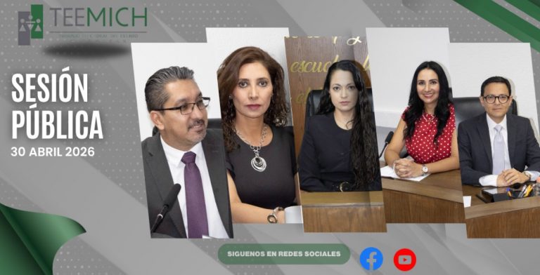 El Pleno del Tribunal Electoral de Michoacán resuelve juicios ciudadanos y garantiza el ejercicio del cargo.