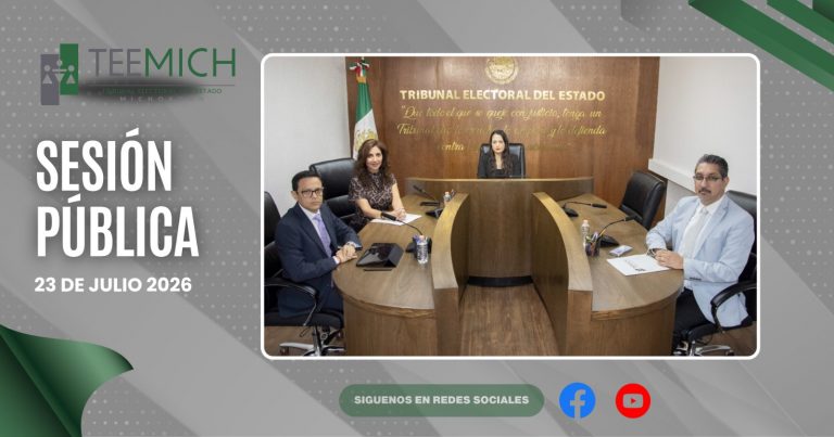 TEEM resuelve 12 medios de impugnación vinculados con derechos políticoelectorales de la ciudadanía y, un procedimiento especial sancionador en materia de violencia política.