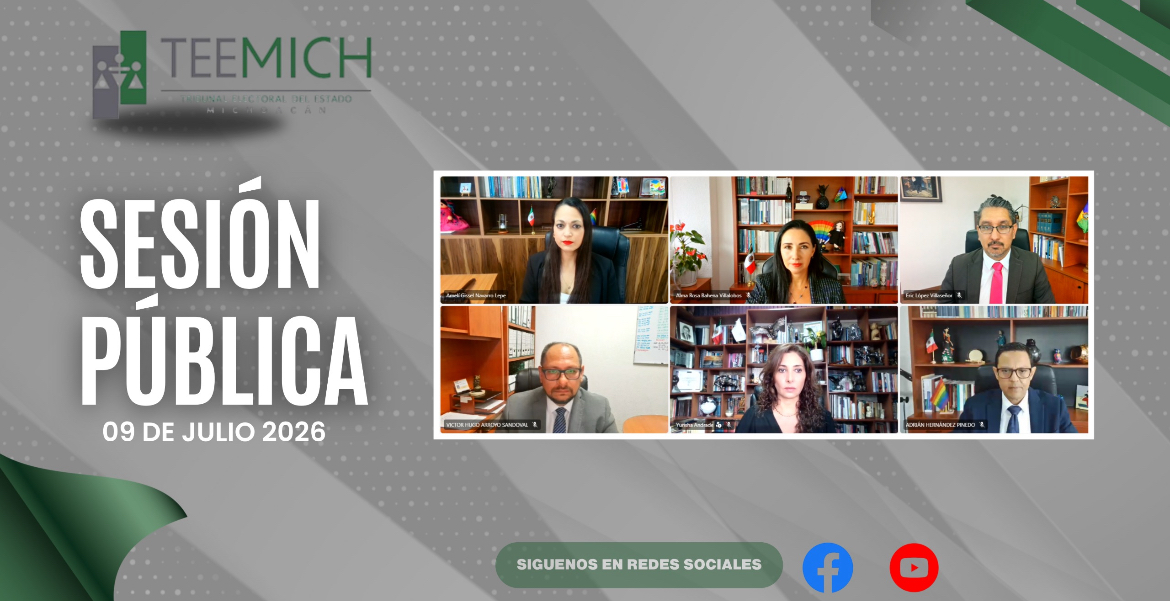 TEEM RESUELVE DOS PROCEDIMIENTOS POR VIOLENCIA POLÍTICA CONTRA LAS MUJERES EN RAZÓN DE GÉNERO