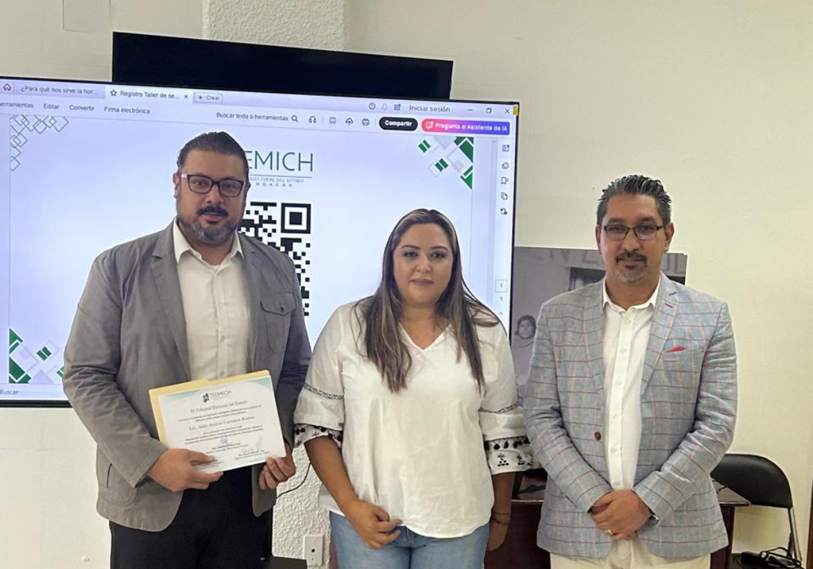 Capacita Magdo. Eric López Villaseñor al PRDM