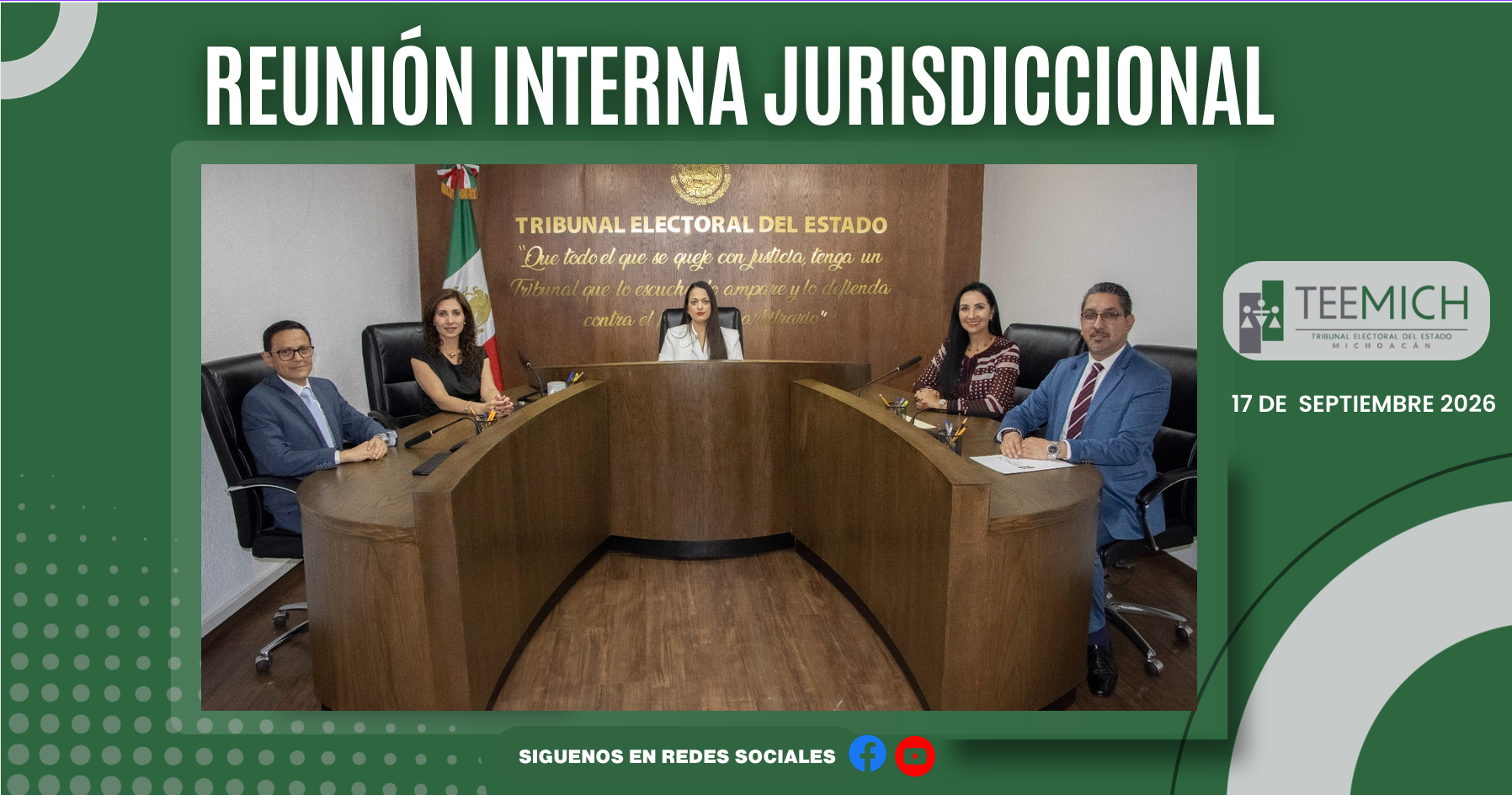 El TEEM escindió planteamientos relativos al cumplimiento de una sentencia.  